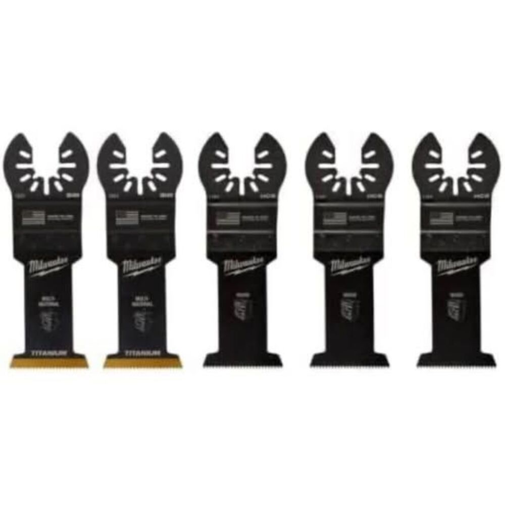MILWAUKEE Universal Fit Open-LOK 5-Piece Oscillating Multi-Tool Set (49-25-1135)